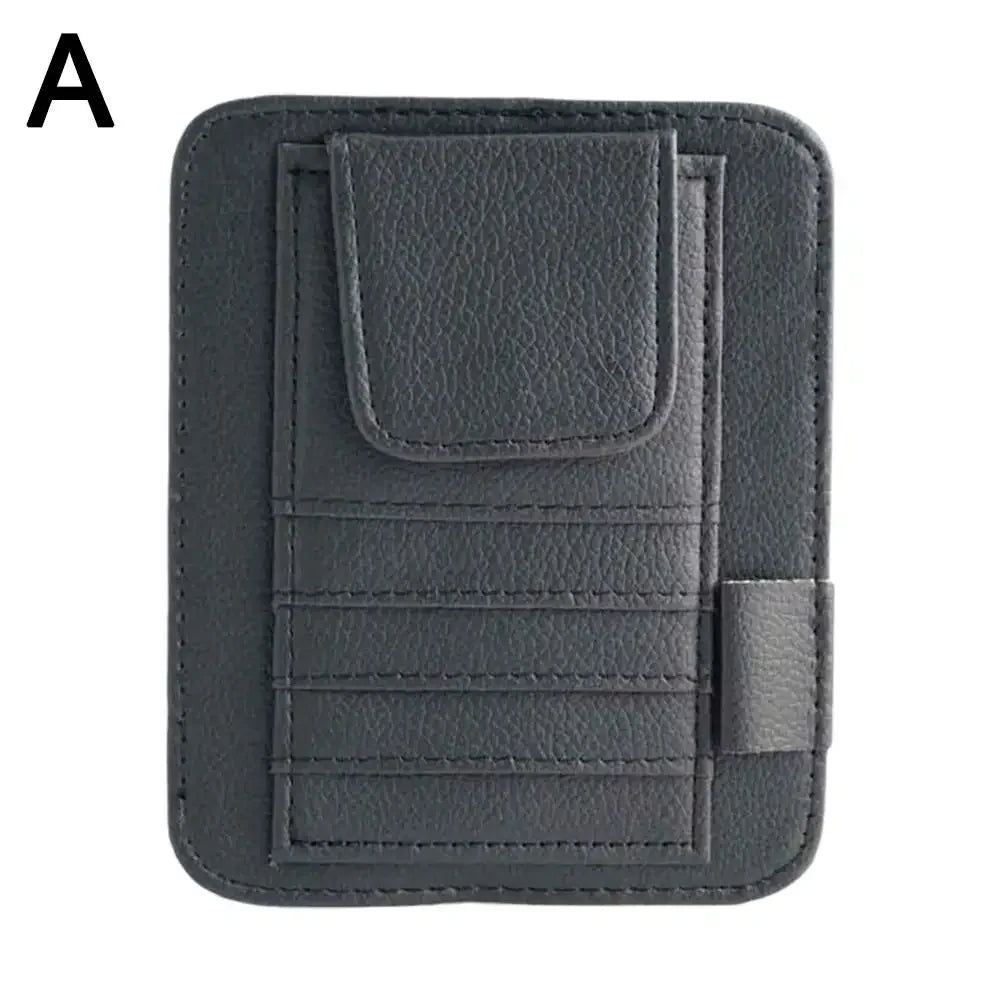 Visor Storage Multi-Pocket Car Sun Visor Document Storage Multi-functional Pen Card Glasses Clip Holder Organizer Interior Acces