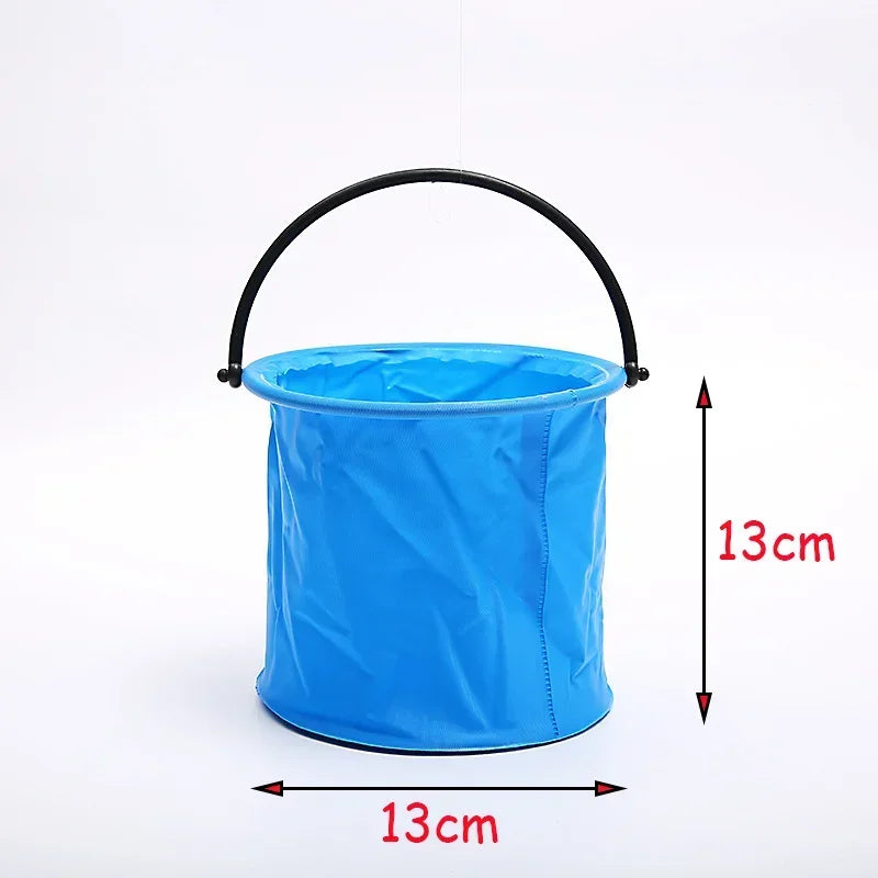 Beach Sand Bucket Toy 2Pcs Collapsible Bucket Gardening Tool Outdoor Pool Play Tool Kids Summer Water Fun Toy Birthday Gift