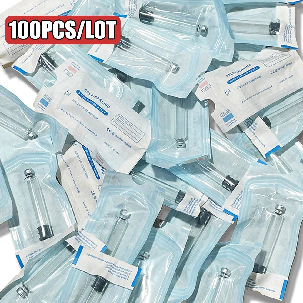 50/100/500/1000Pcs HDRSMTMED Insulin Cartridges 3ml Empty Cassette Bottle For Lilly Insulin Injection Pen Medical Aesthetics