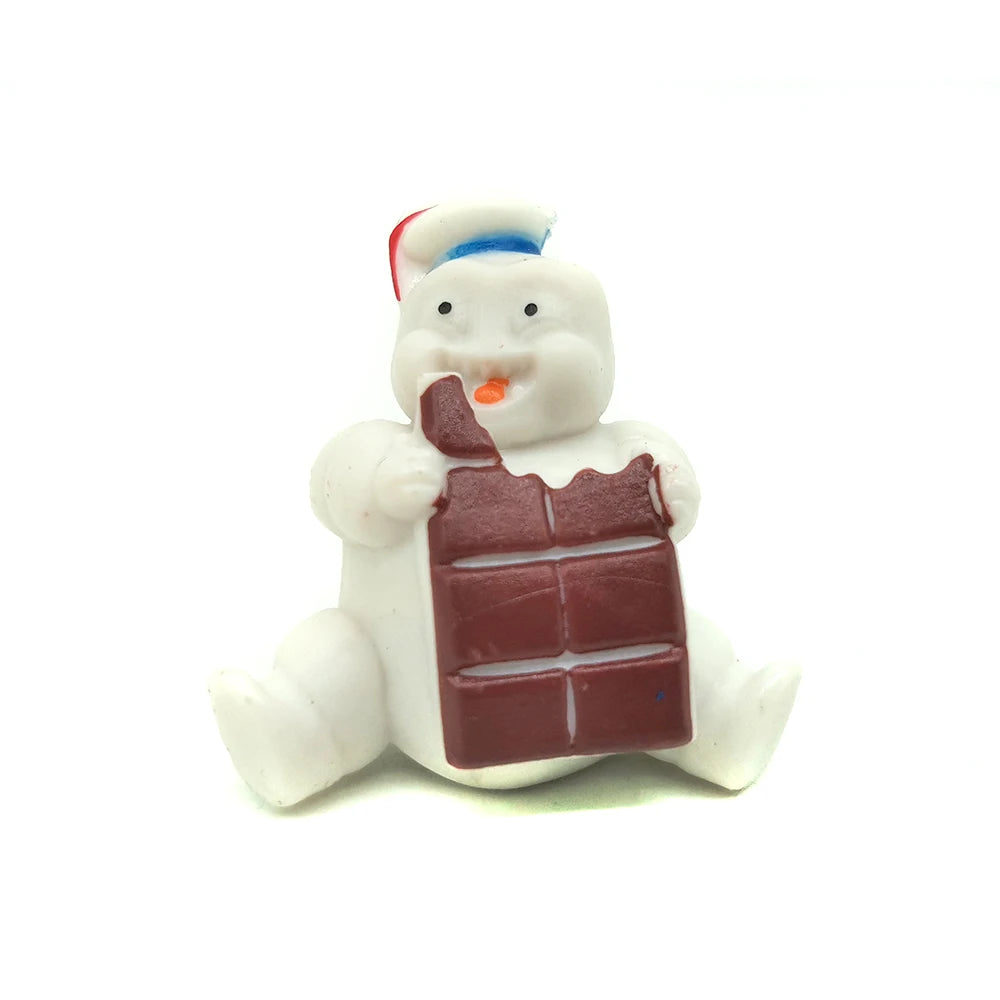 8pcs cute Vintage Ghostbusters 3 Stay Puft Marshmallow Man Sailor Action Figure Toy Doll
