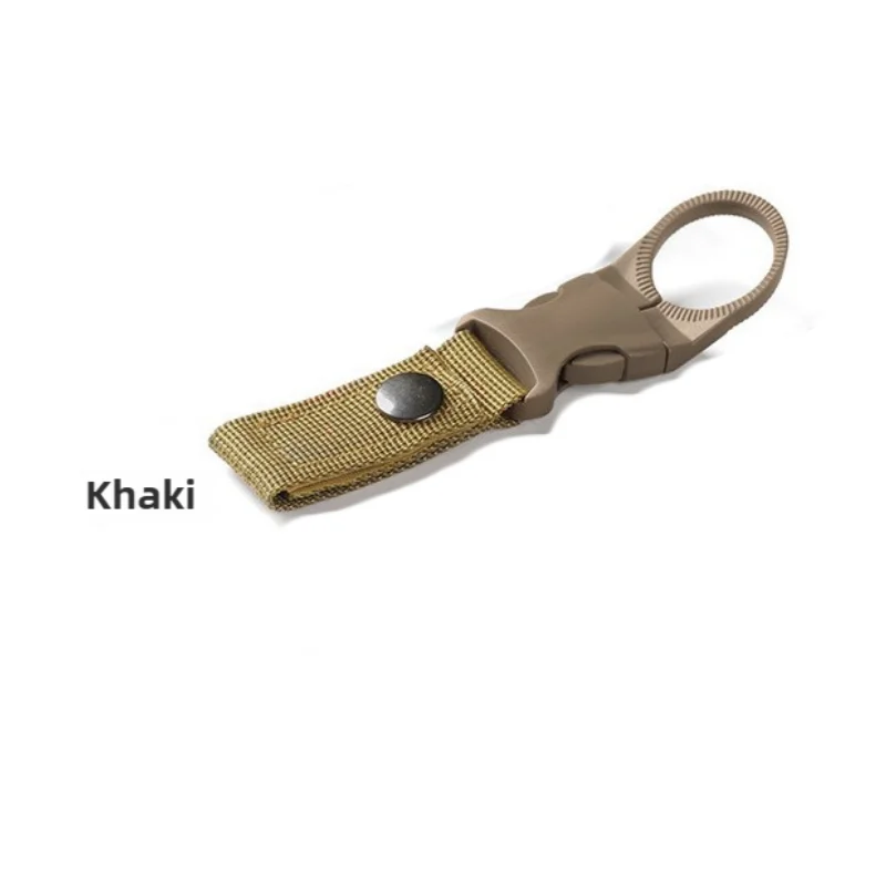 Webbing Water Bottle Holder Climbing Carabiner Belt Backpack Hanger Hooks Clip Multifunction Water Bottle Nylon Buckle Hook Clip