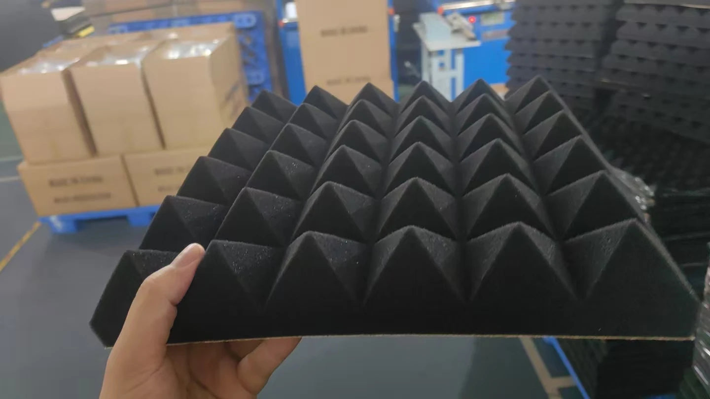 Self-Adhesive Soundproof Foam Panels - Eggcrate Acoustic Wall Stickers for Home Use, KTV, Studios, and Noise Reduction