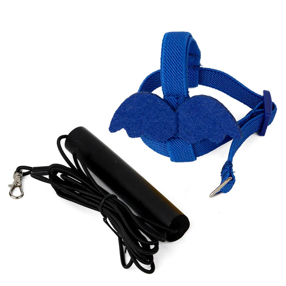 Adjustable Parrot Bird Harness Leash Set Anti-bite Training Harness Parrots Outdoor Flying Rope Cockatiel Small Birds Supplies