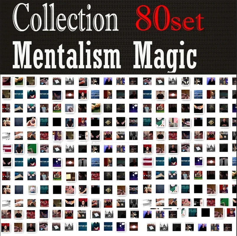 (80 Set )Mentalism Magic Trick Package Collection -2024 Magic trick