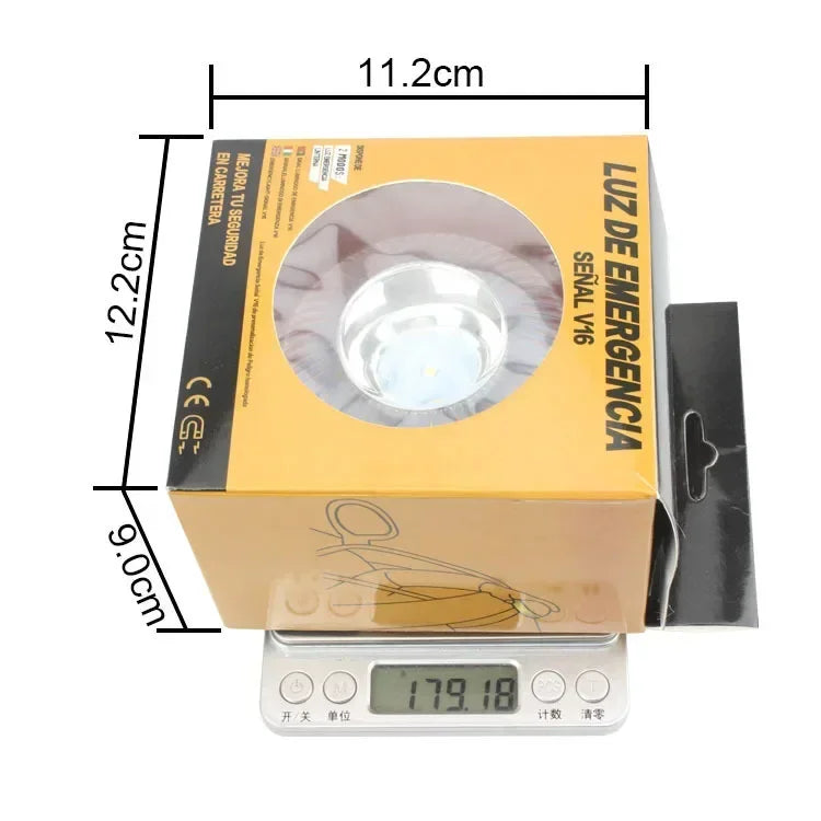 V-16 Emergency Beacons Led Car Light Warning Lamp Magnetic Induction Road Accident Light Portable Strobe Accessories Amagi