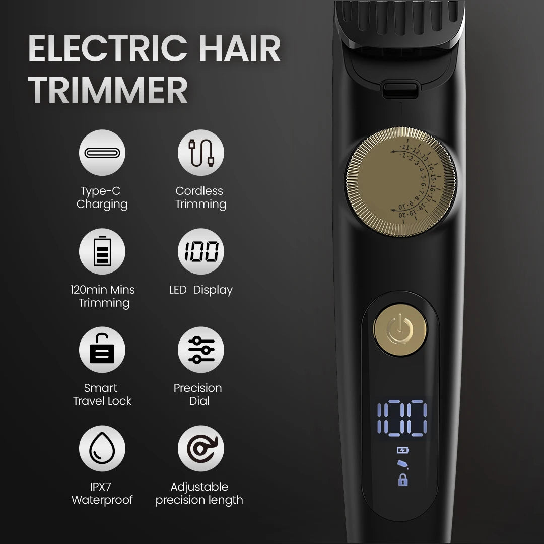 SEJOY Professional Barber Fade Clippers 20 length Gears Hair Clipper Rechargeable Cordless Electric Taper Hair Cutting Machine