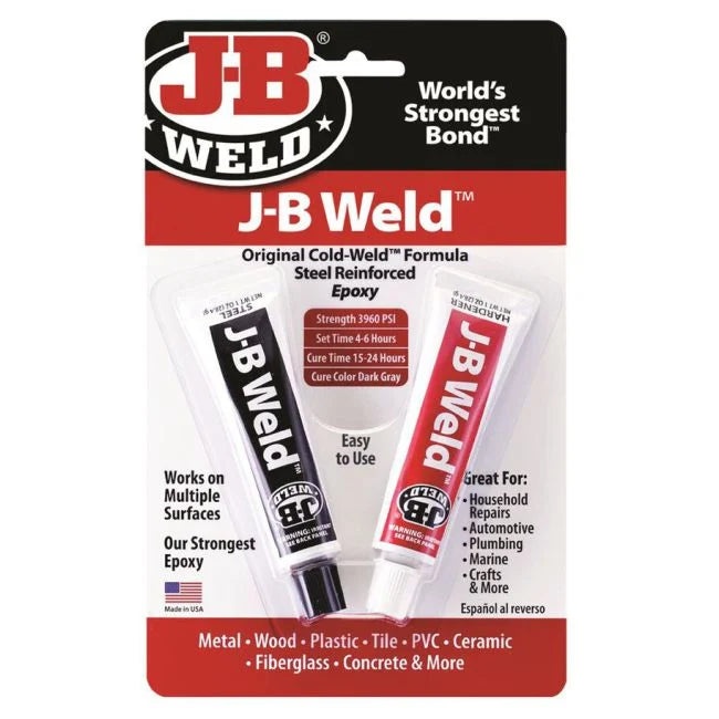 JB Weld Original Cold-Weld Epoxy Twin Tube JB8265-S