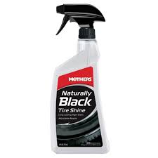 Mothers Naturally Black Tire Shine 710ml Long-Lasting High Gloss
