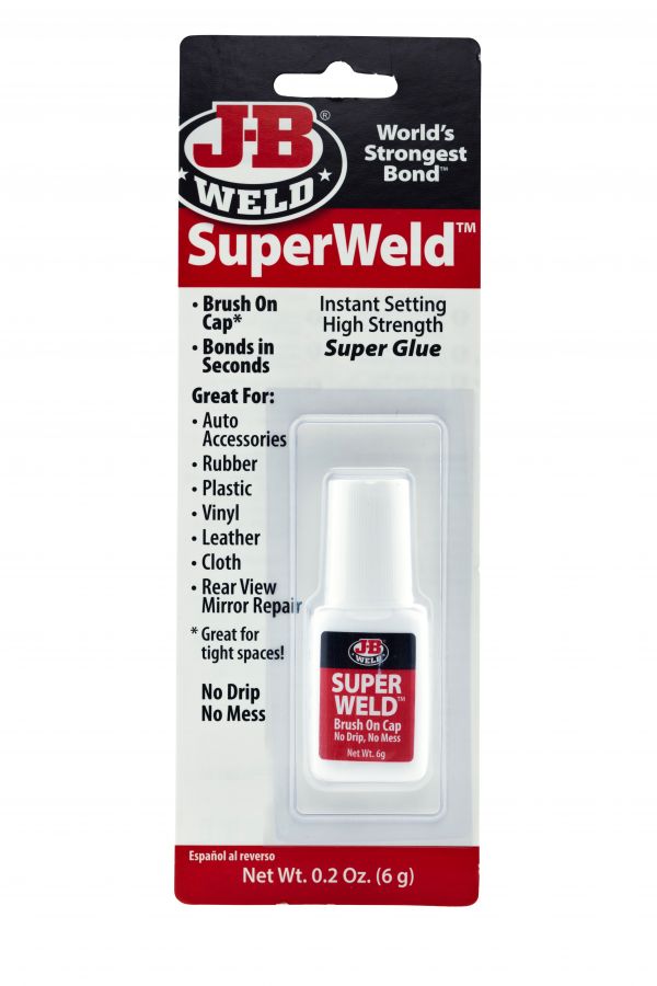 JB Weld SuperWeld Brush-On Instant Adhesive Fast Bond 6g JB33106