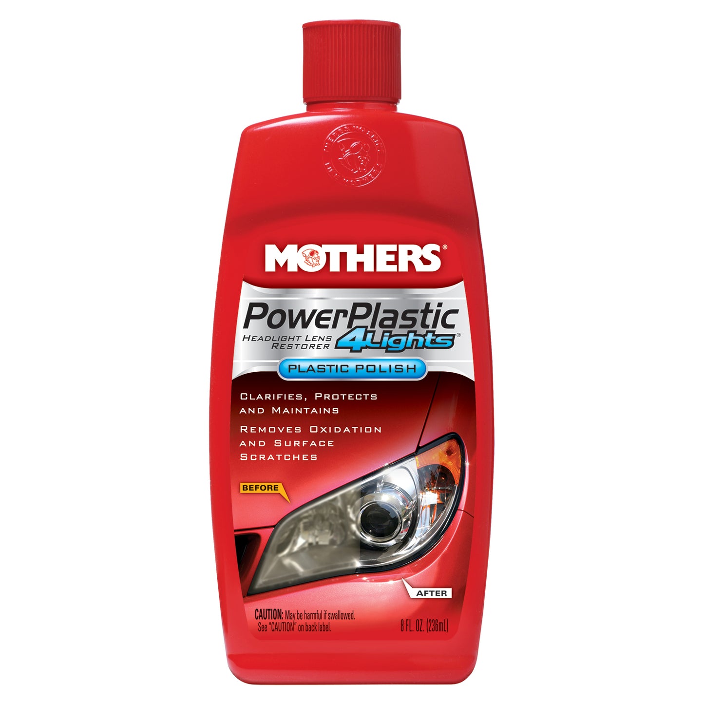 Mothers PowerPlastic 4Lights 236ml Headlight & Clear Plastic Polish