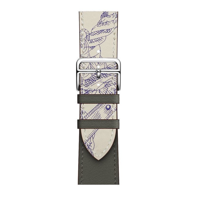 Compatible with Apple Watch Leather Band Strap Series 3-8 38/40/41mm