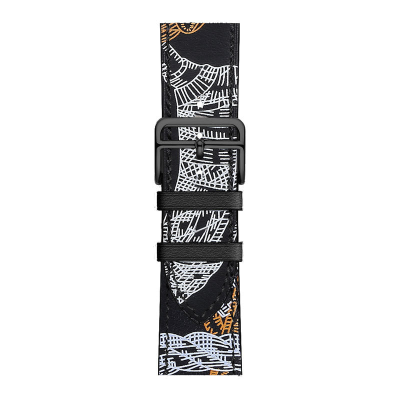 Compatible with Apple Watch Leather Band Strap Series 3-8 38/40/41mm