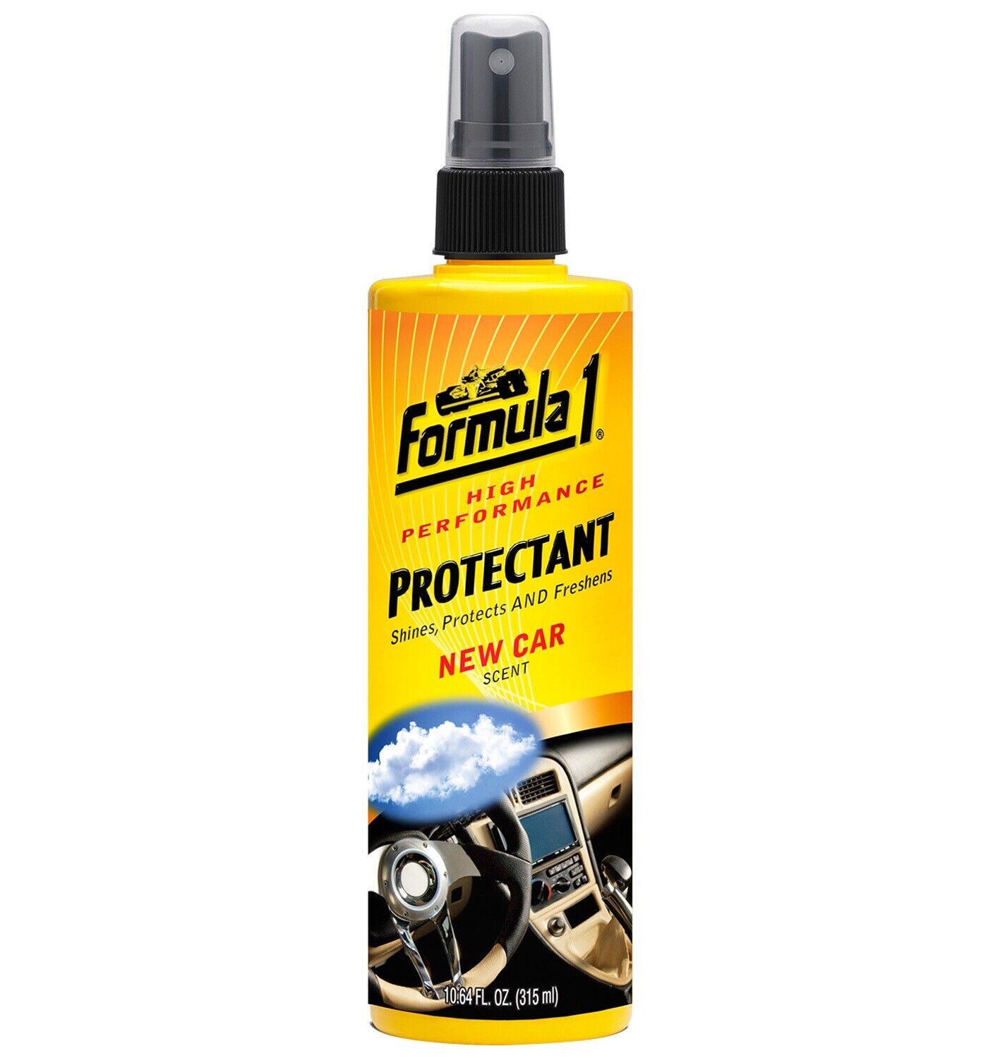 Formula 1 Fragranced Protectant 295ml – Cleans, Shines & Protects – New Car