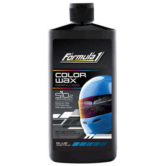 Formula 1 Ceramic Color Wax 473ml – Blue – Restores Colour, Fills Scratches, SiO2 – AU Stock