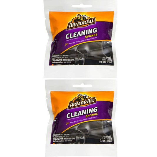 Armor All Multi-Purpose Cleaning Sponge 2-Pack – Foam Pads for Interior