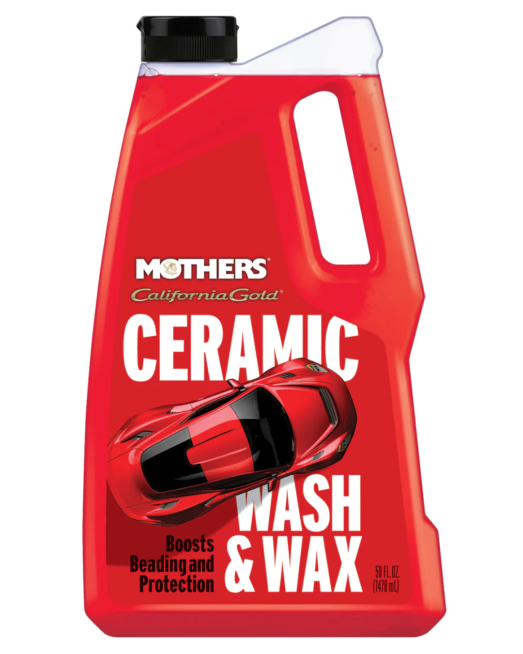 Mothers California Gold Ceramic Wash & Wax 1478ml SiO2 Car Shampoo