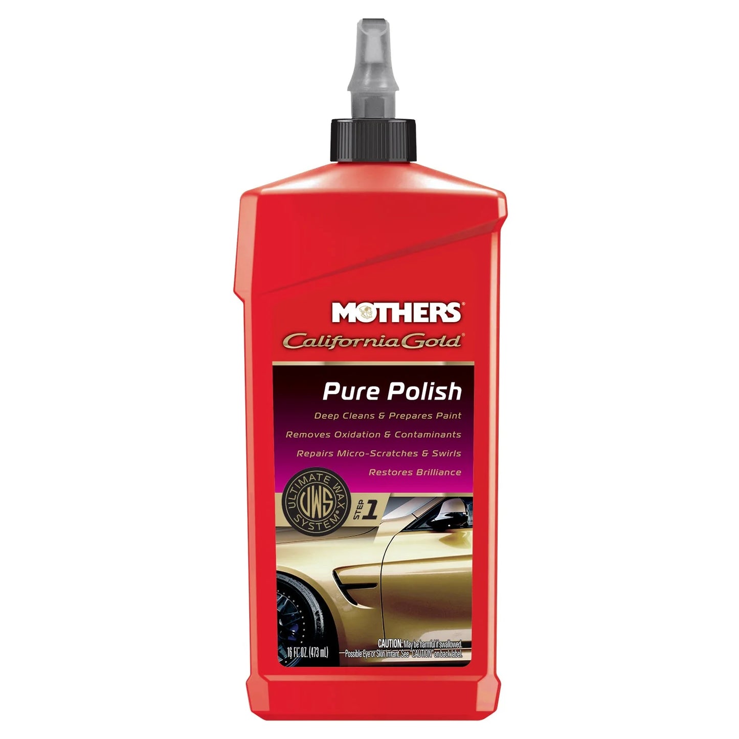 Mothers California Gold Pure Polish 473ml Step 1 Pre-Wax 657100
