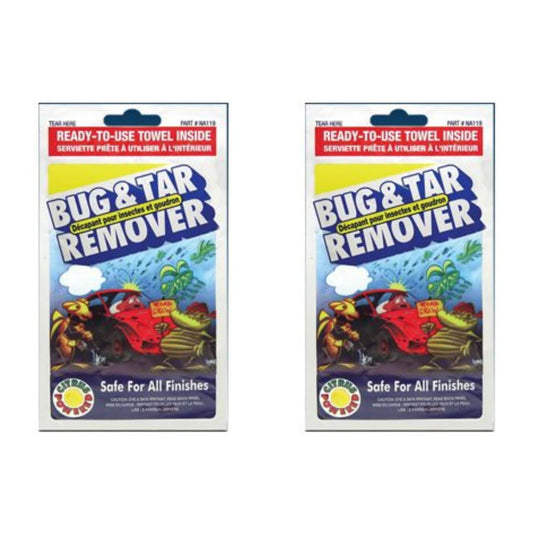 Bug & Tar Remover Towelettes 2-Pack – Remove Bugs, Tar & Grime