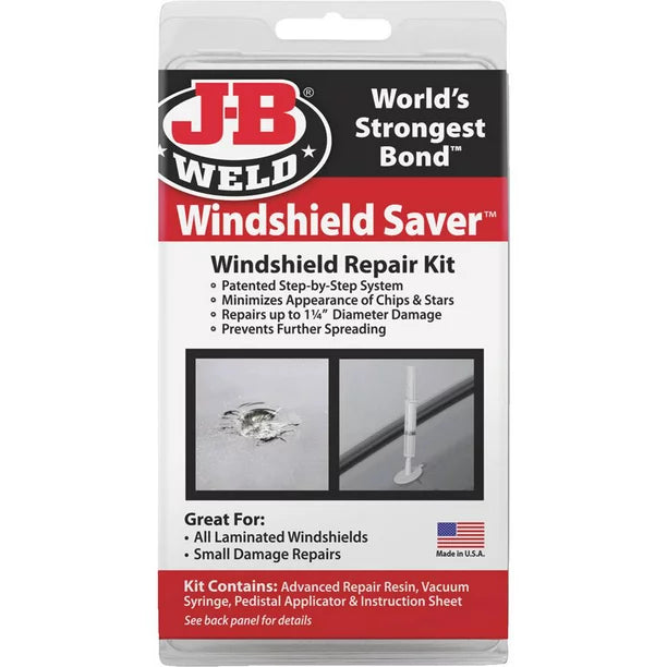 JB Weld Windshield Saver Repair Kit Fix Chips & Cracks JB2100