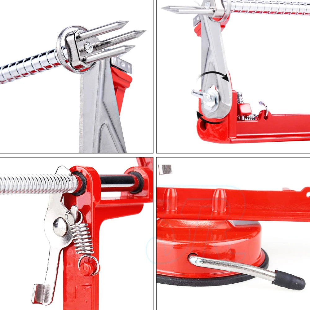 OZ Corer 3 in 1 Apple Slinky Machine Peeler Fruit Cutter Slicer Kitchen Tool R