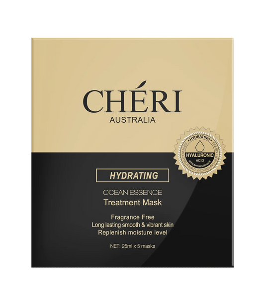 Homart Cheri Face Mask Hydrating 25ml Ocean Essence x 5