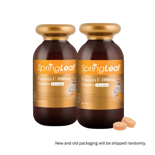 Homart SpringLeaf Vitamin C 1000mg Complex Chewable 200 Tablets