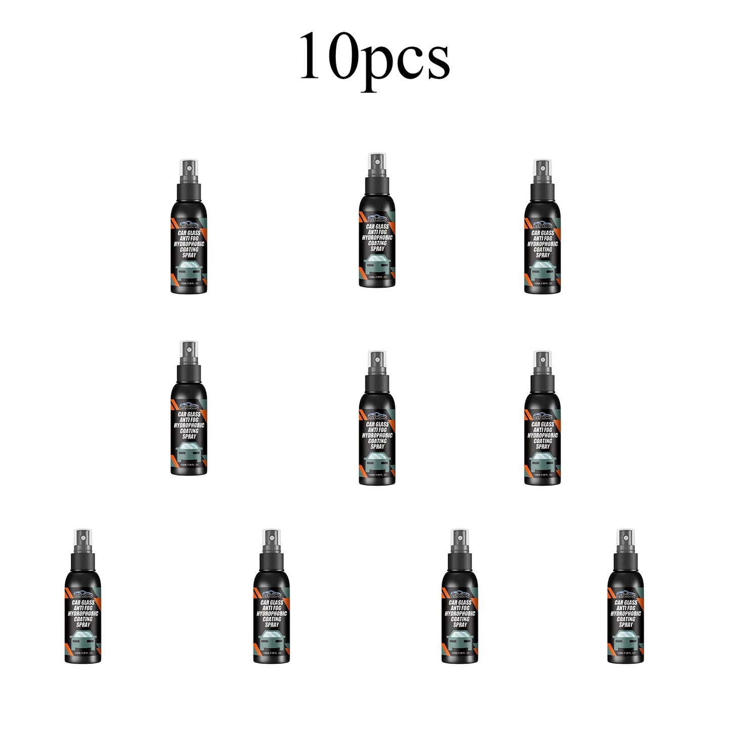 RAYHONG 100mL Car Glass Anti Fog Hydrophobic Coating Spray, Deep Cleaning, Water-Repellent And Anti-Fog, Long-Lasting