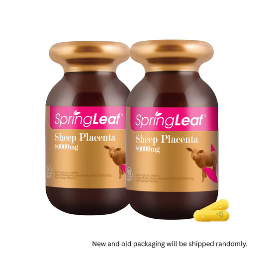 Homart SpringLeaf Sheep Placenta 80000mg 90 Capsules