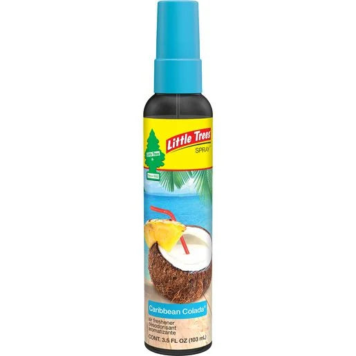 Little Trees Pump Spray - CARIBBEAN COLADA  103ml- Car Home Office Air Freshener