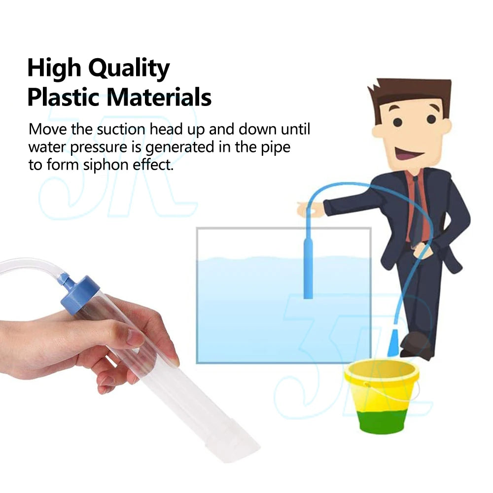 Aquarium Fish Tank Gravel Cleaner Syphon Vacuum Water Changer Pumps Siphon Hose