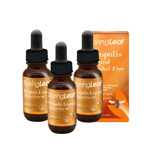 Homart Springleaf-Propolis Liquid (Alcohol Free) 40% 25ml