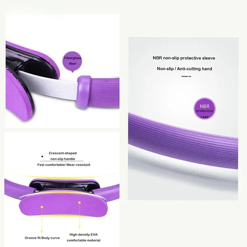 Pilates Ring, Home Resistance Trainer, Slim Thighs, Open Shoulders, Beautify Back, Yoga Magic Ring Shaping Tool