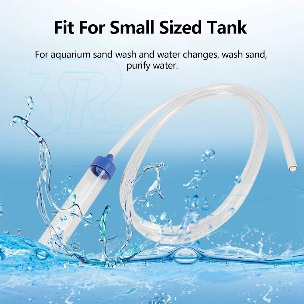 2x Fish Tank Cleaner Syphon Aquarium Gravel Cleaner Siphon Aquarium Water Changer