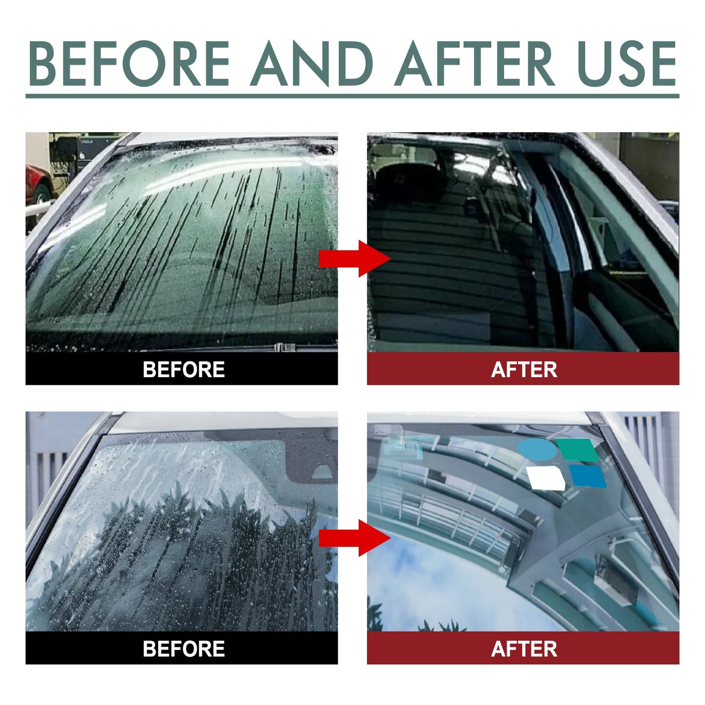 RAYHONG 100mL Car Glass Anti Fog Hydrophobic Coating Spray, Deep Cleaning, Water-Repellent And Anti-Fog, Long-Lasting
