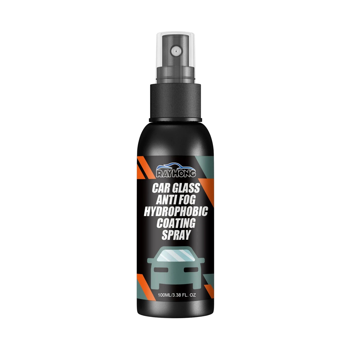 RAYHONG 100mL Car Glass Anti Fog Hydrophobic Coating Spray, Deep Cleaning, Water-Repellent And Anti-Fog, Long-Lasting