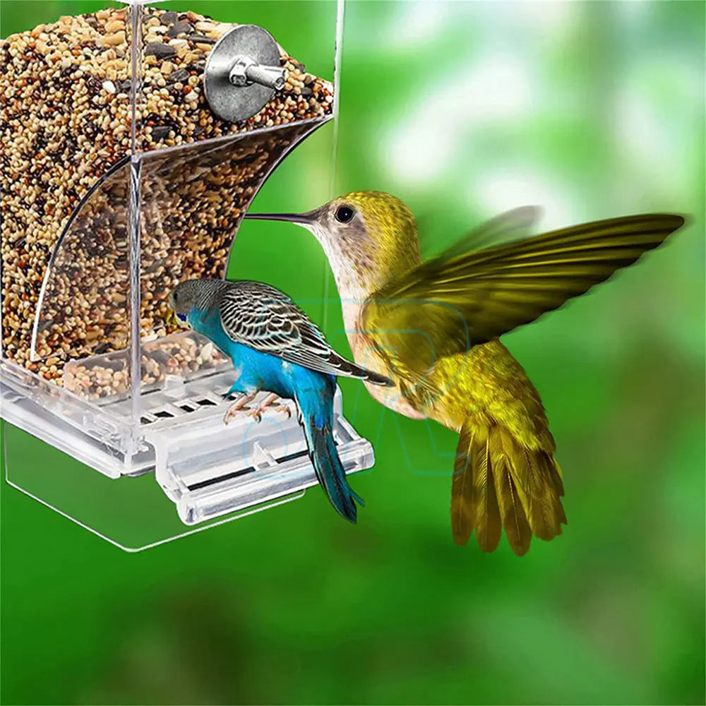 1/2pcs No Mess Bowl Auto Cage Bird Feeder Cup Automatic Parrot Canary Cockatiel