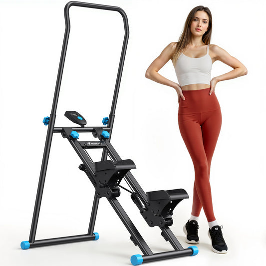 MERACH Stair Stepper for Home Gym Exercise New Version Vertical Climber Machine Full-Body Workout Compact Folding Cardio Stepper
