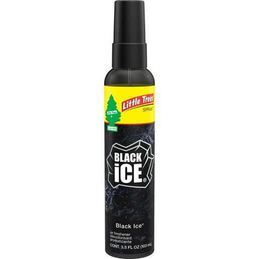 Little Trees Pump Spray - Black Ice 103ml - Car Home Office Air Freshener