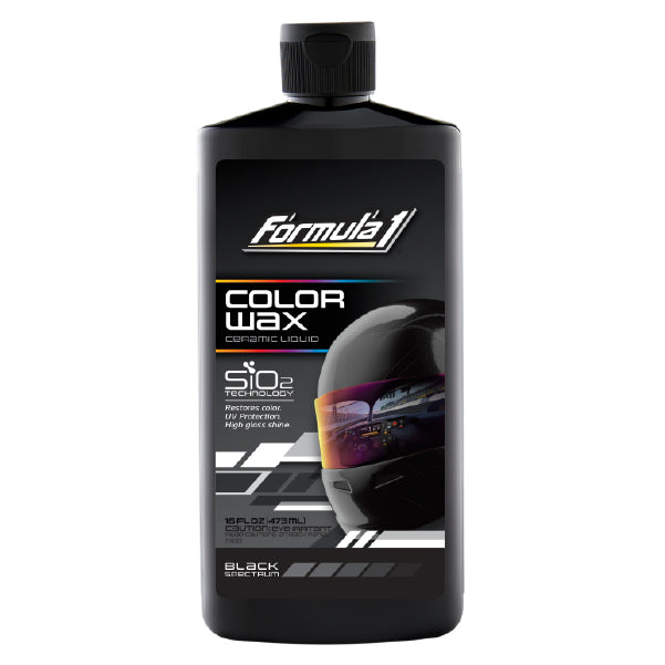 Formula 1 Ceramic Color Wax 473ml – Black – Restores Colour, Fills Scratches, SiO2 – AU Stock