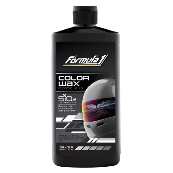 Formula 1 Ceramic Color Wax 473ml – Silver – Restores Colour, Fills Scratches, SiO2 – AU Stock