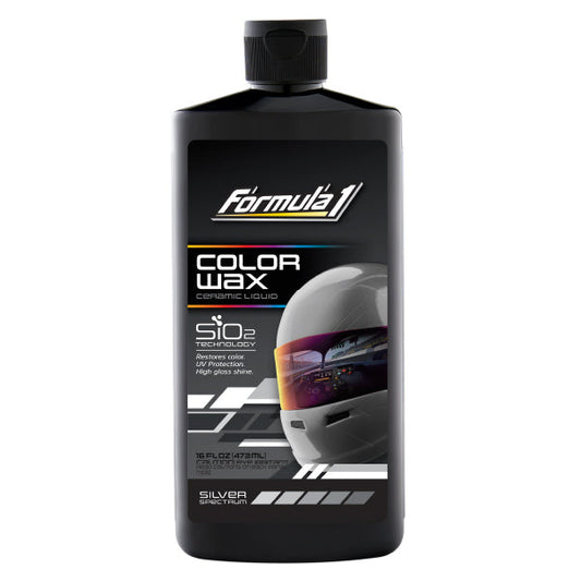 Formula 1 Ceramic Color Wax 473ml – Silver – Restores Colour, Fills Scratches, SiO2 – AU Stock