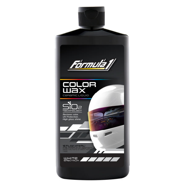 Formula 1 Ceramic Color Wax 473ml – White – Restores Colour, Fills Scratches, SiO2 – AU Stock