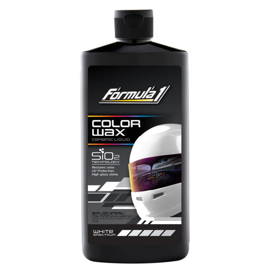 Formula 1 Ceramic Color Wax 473ml – White – Restores Colour, Fills Scratches, SiO2 – AU Stock