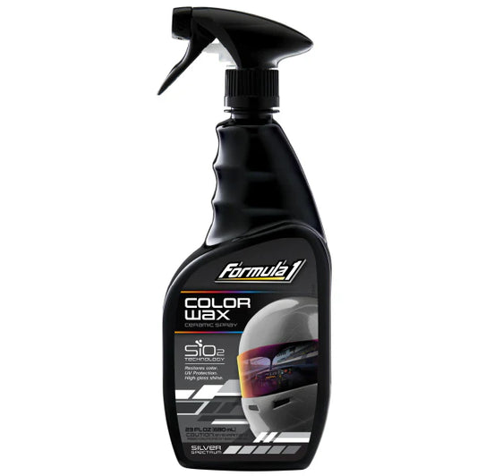 Formula 1 Ceramic Color Wax Spray Silver 680ml – Restores Paint, Fills Scratches, SiO2 – AU Stock