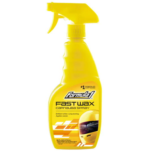 Formula 1 Carnauba Fast Wax 473ml – Quick Shine Spray Wax Polish