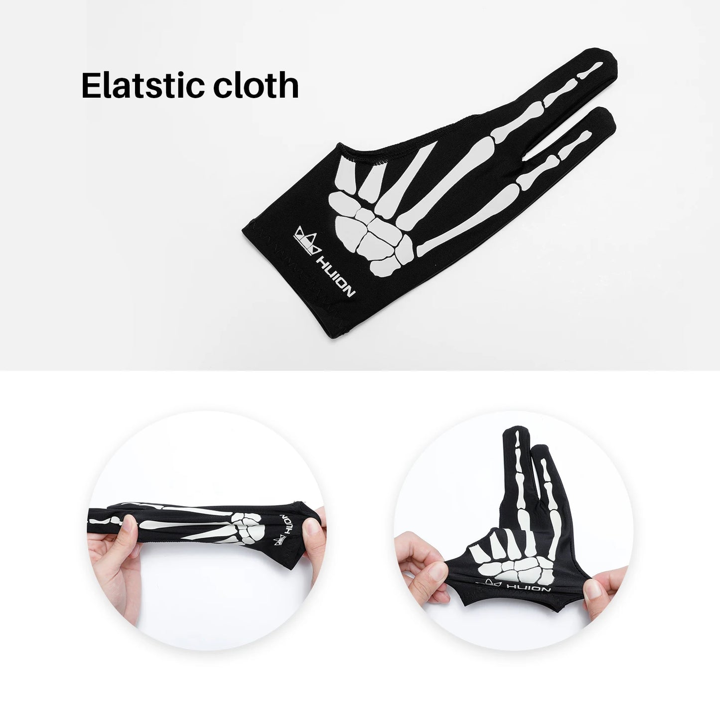 Huion Anti-fouling Drawing Glove for Graphics Tablet Pen Monitor Digital Drawing Tablet Light Box Tracing Board Free Size 1 PC