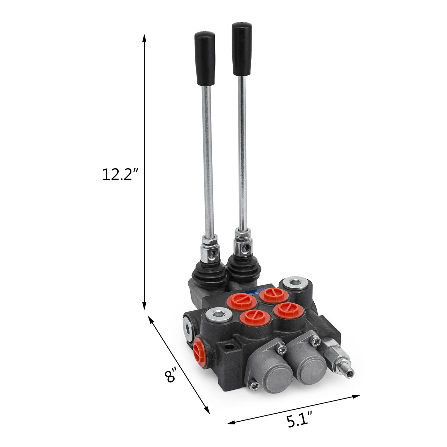 SucceBuy 2/3 Spool 11GPM3600PSI Directional Hydraulic Control Valve Double Acting Suitable Use for Pump Hydraulic Cylinder Motor