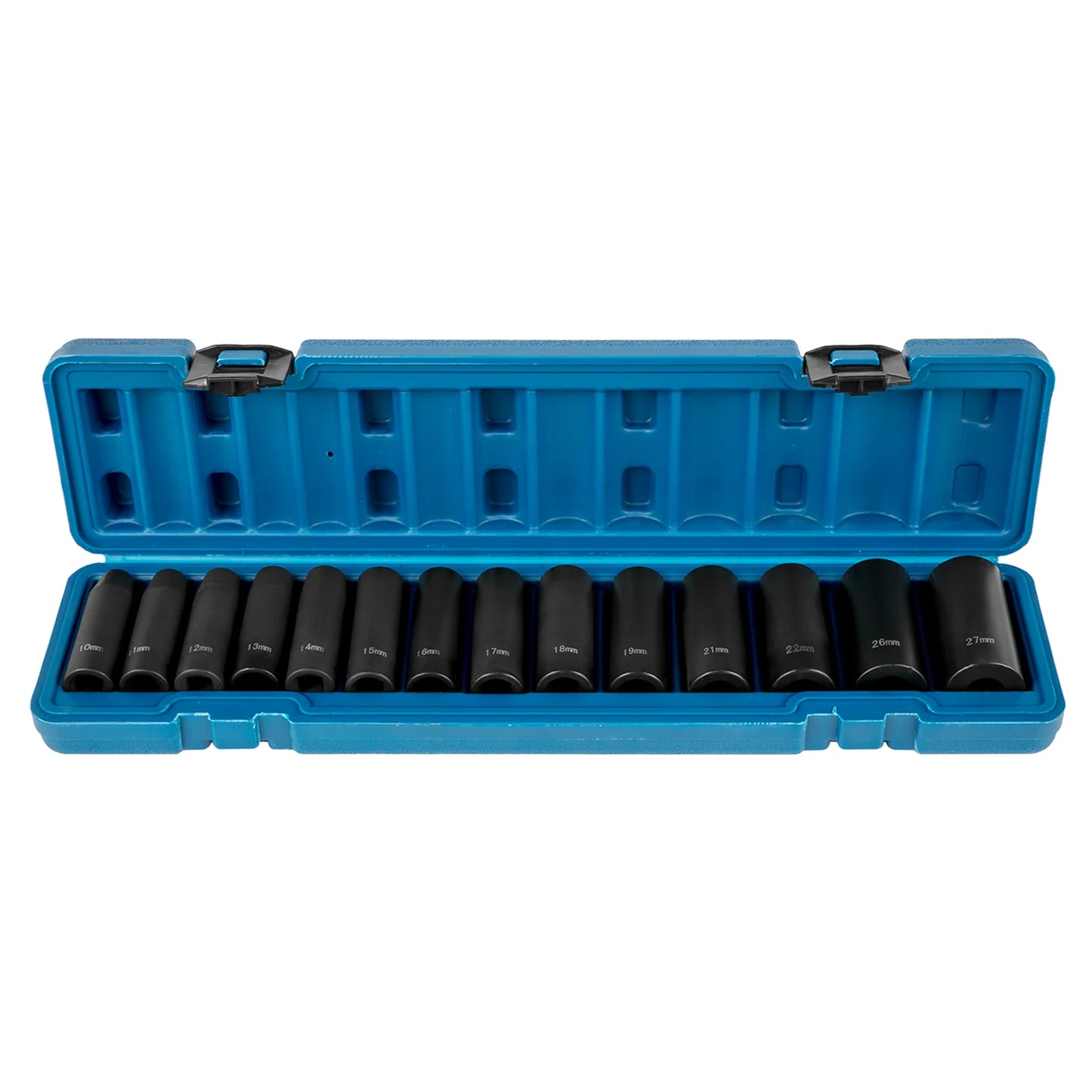 SucceBuy 14 19 26 PCS Impact Sockets Set 1/2Inch Standard Deep Drive 6-Point Socket With Carrying Case for Remove Wheel Lug Nuts
