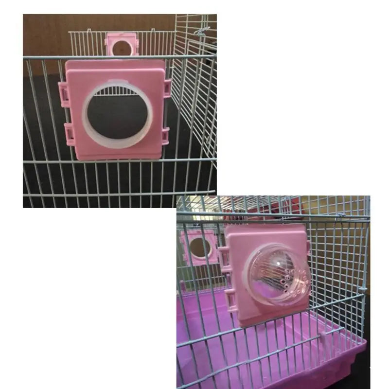 Small Hamster Cage Fittings External Pipe Mouth Baffle Hamsters Toy Cages Tunnel Port Outside Plate D0AC