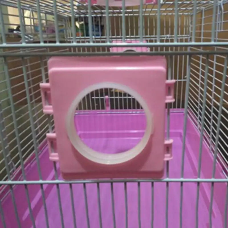 Small Hamster Cage Fittings External Pipe Mouth Baffle Hamsters Toy Cages Tunnel Port Outside Plate D0AC